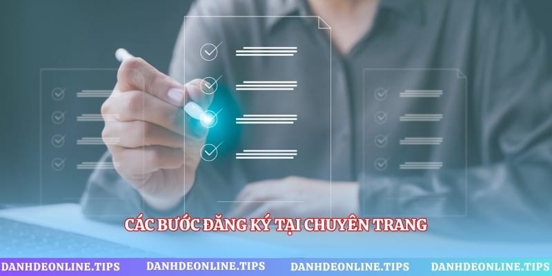Các bước đăng ký tại chuyên trang